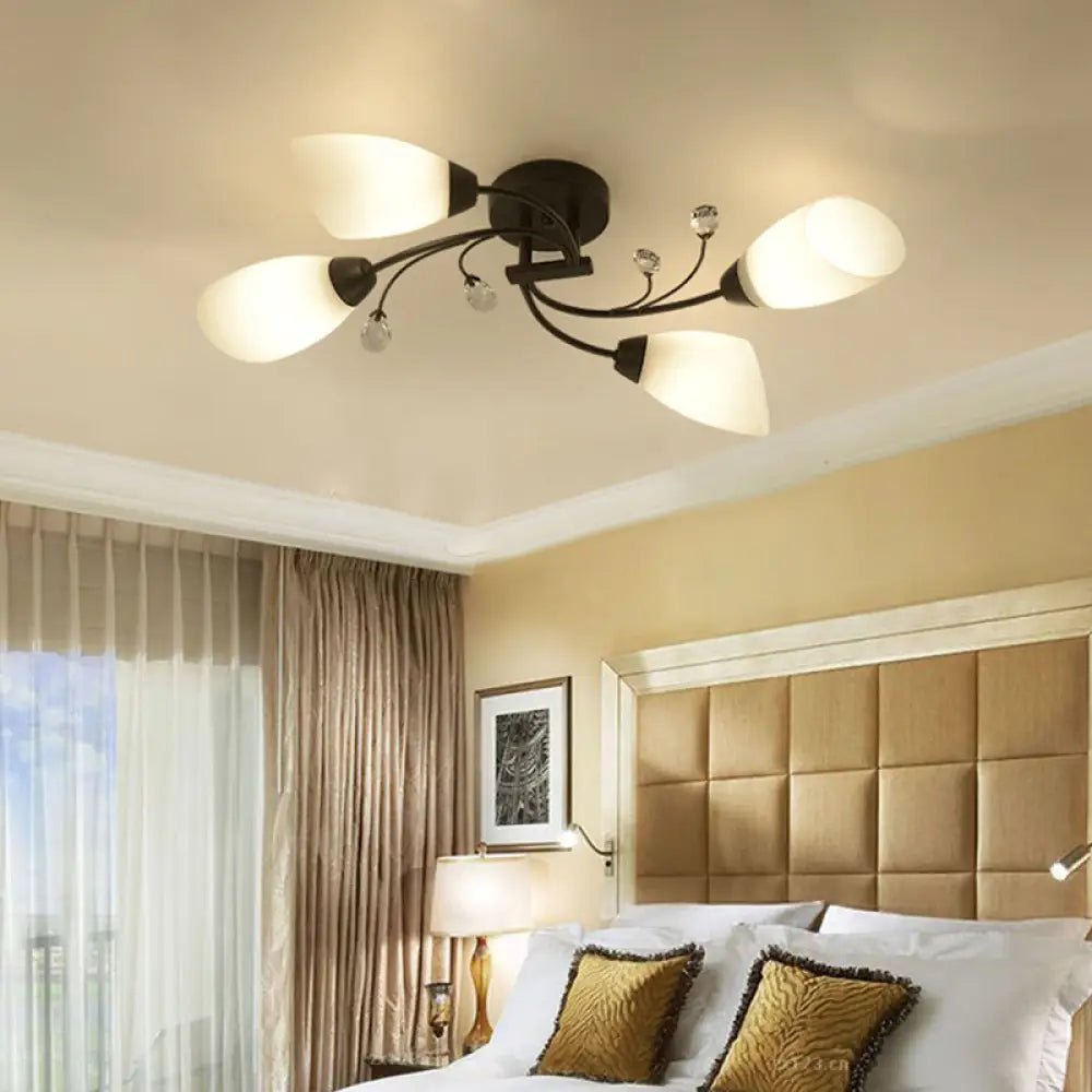 rustic-black-opal-glass-semi-flush-ceiling-light-fixture-with-floral-swirl-design-ideal-for-living-room-4-964